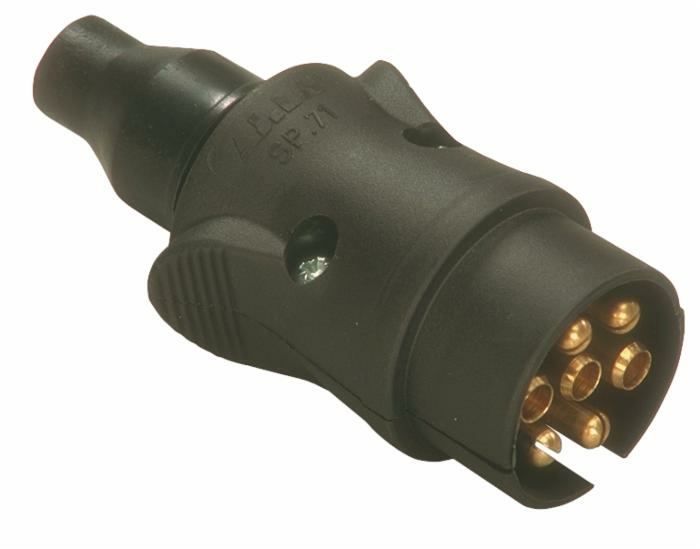 PR27910BI25553_02929_Spina_7_poli_con_chiusura_a_vite_e_cappuccio_SZ9 Priza tata 7 pini 12V plastic ISO 1724 tip N