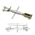 Brat tirant lateral filet M 27X3 lungime minima 500 mm -max. 650 mm
