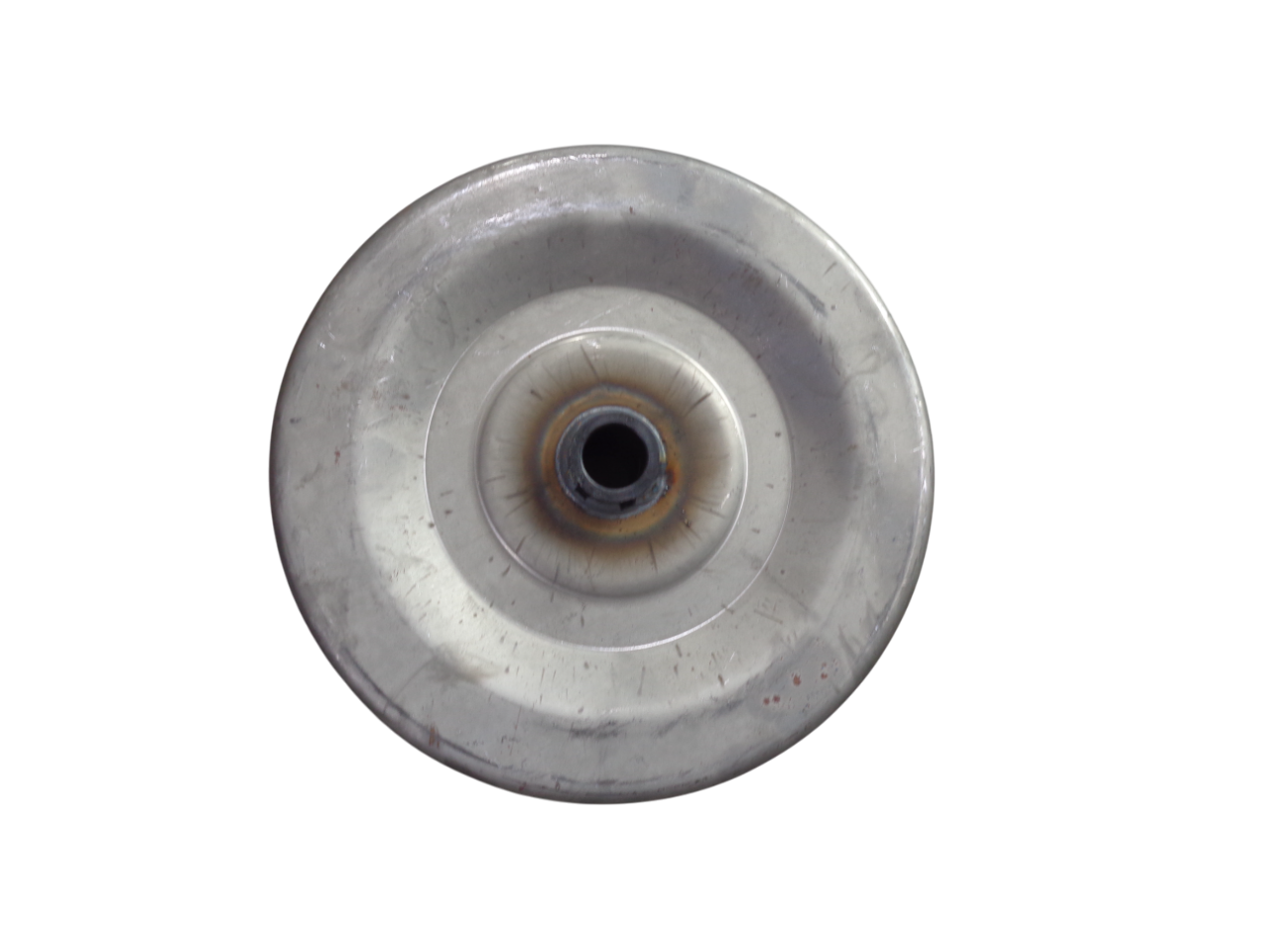 DSC03135-Photoroom Roata din fier cu bucsa din nailon cu diametrul de 225 mm latimea de 60 mm si gaura de 20 mm suporta pana la 450 kg