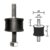 Suport antivibrati Ø 25 mm si inaltimea de 20 mm filet M 6