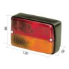 Lampa stop stanga/dreapta spate remorca/camion 120x50x50mm