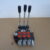Distribuitor Hidraulic 3/8" 3 Manete Cu Dubla Comanda 40 litri